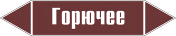 Маркировка трубопровода "горючее" (пленка, 126х26 мм) - Маркировка трубопроводов - Маркировки трубопроводов "ЖИДКОСТЬ" - магазин "Охрана труда и Техника безопасности"